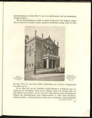 Abb. 69. Prinzregententheater in München. Betonwerksteine der Steinfabrik Ulm (heute O. Leube), Ulm a. D.