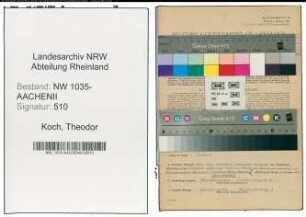 Entnazifizierung Theodor Koch , geb. 01.06.1895 ()