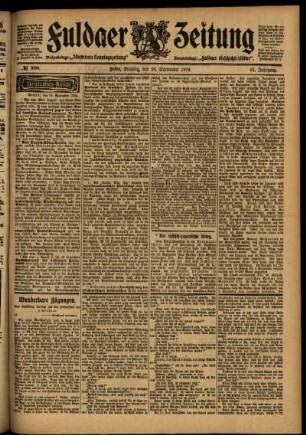 Ausgabe vom Montag, den 26. September 1904.