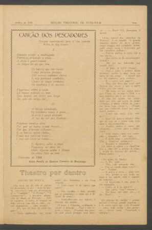 Theatro por dentro