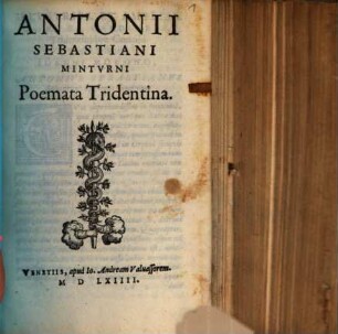 Antonii Sebastiani Minturni Poemata Tridentina