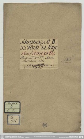 Concertos - Mus.2-O-5,3 : fl solo, vl (2), bc - D; GroF 2106; GroF 190; GroF 790