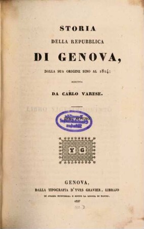 Storia della repubblica di Genova, dalla sua origine sino al 1814, 7