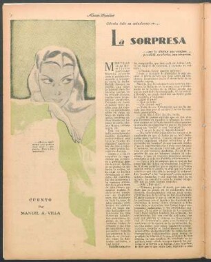 La sorpresa : Cuento por Manuel A. Villa