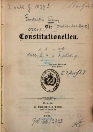 Die Constitutionellen