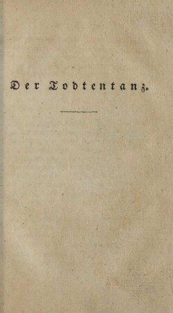 Der Todtentanz