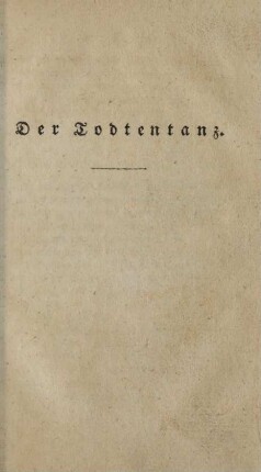 Der Todtentanz
