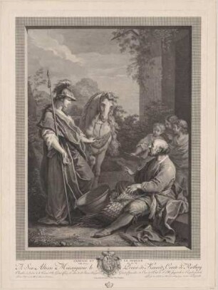 Erminia bei den Hirten (zu Torquato Tassos "Gerusalemme liberata")
