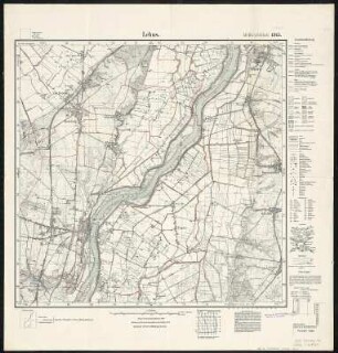 Meßtischblatt 1915 : Lebus, 1923 : Lebus. - Aufn. 1894, bericht. 1923. - 1:25000. - [Berlin]: Reichsamt für Landesaufnahme, 1923. - 1 Kt.
