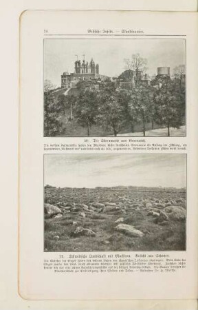 21. Schwedische Landschaft mit Blockstreu. Ansicht aus Schonen