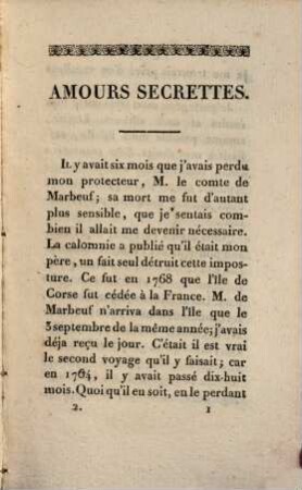 Amours secrettes de Napoléon Buonaparte, 2