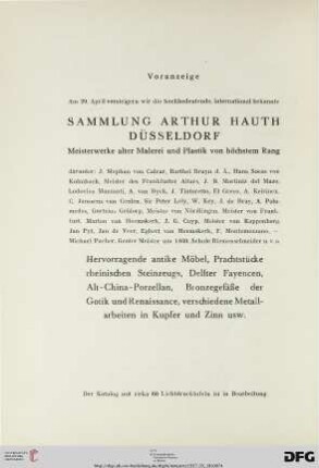 Voranzeige