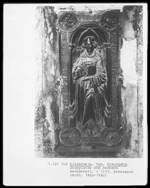 Grabplatte des Hermann Berkenvelt, gestorben 1519