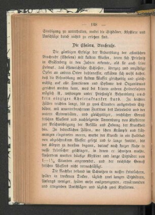 Die Cholera, Brechruhr.