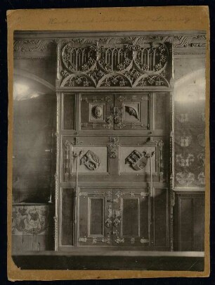 Lüneburger Rathaus, Lüneburg: Gerichtslaube, Wandschrank
