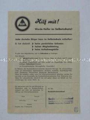 Informations- und Werbeblatt des Bundes-Luftschutzverbandes