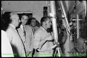 Besuch von Walter Scheel (Bundespräsident der Bundesrepublik Deutschland (BRD)) am Kernforschungszentrum Karlsruhe (KfK)