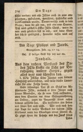 714-724, Am Tage Philippi und Jacobi.