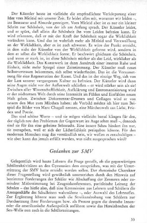 Gedenken zur SMV