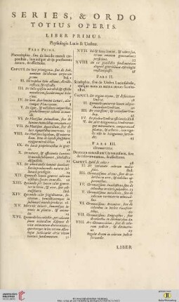 Series, & Ordo totius Operis