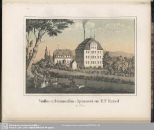 Wollen- u. Baumwollen-Spinnerei von H. F. Kürzel in Mylau