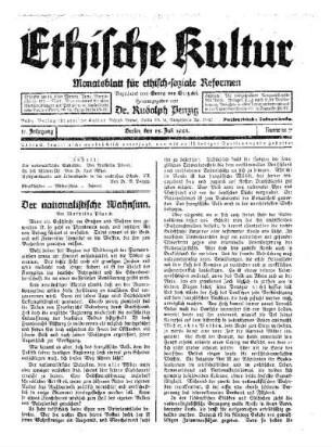 Der nationale Wahnsinn