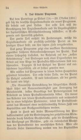 9. Das Erfurter Programm.