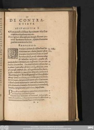 De Contractibus.
