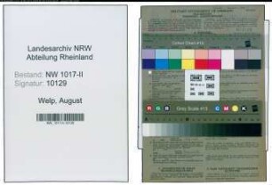 Entnazifizierung August Welp , geb. 05.02.1894 (Packer)