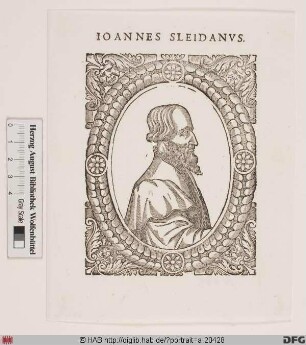 Bildnis Johannes Sleidanus (eig. Johann Philippi)
