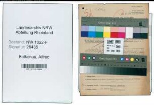Entnazifizierung Alfred Falkenau , geb. 29.03.1908 (Schweisser)