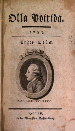 Olla potrida : eine Quartalschrift. 1783, 1783