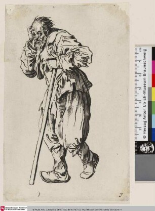 [Der Bettler mit dem langen Stock; Le Gueux appuyé sur son bâton]