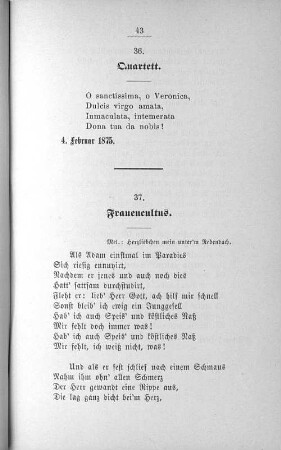 36. Quartett.