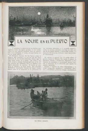 La noche en el puerto