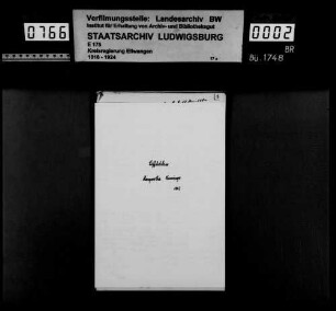 Bürgerrechtsangelegenheiten zu Löffelstelzen