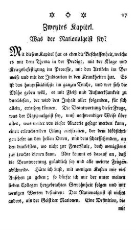 Zweytes Kapitel. Was der Nationalgeist sey?