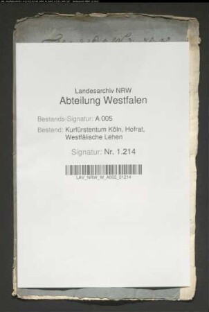 Belehnung des Goswin von Ketteler zu Hovestadt mit den Ketteler-, Rodenberg- und Nölcken von Mellrich-Burglehen zu Hovestadt