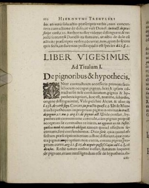 Liber Vigesimus. - Liber Vigesimus Quintus.