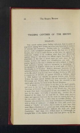Trading Centres of the Empire.