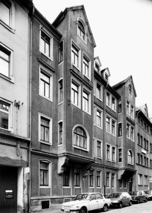 Meißen-Altstadt, Fährmannstraße 15. Wohnhaus (um 1900). Straßenansicht