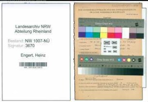Entnazifizierung Heinz Engert , geb. 19.05.1907 (Lehrer)