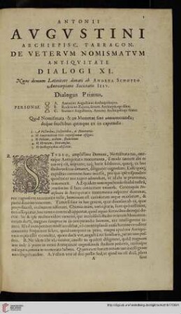 Dialogus I