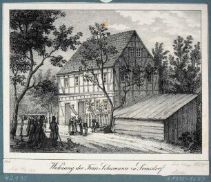 Das Haus der Wunderheilerin Mutter Schumann in Somsdorf (Freital) bei Tharandt