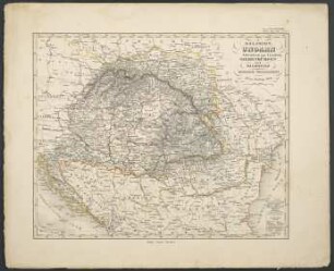 Galizien, Ungarn, Slavonien und Croatien, Siebenbürgen und Dalmatien, Molda, Wallachey [Hand-Atlas über alle Theile der Erde nach dem neuesten Zustande und über das Weltgebäude]