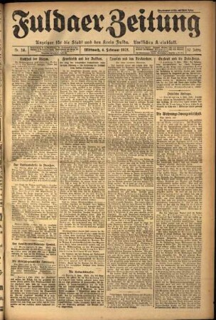 Ausgabe vom Mittwoch, den 04. Februar 1925.