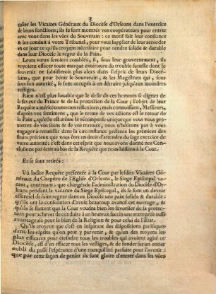 Extrait Des Registres Du Parlement : Du 30 Décembre 1757.