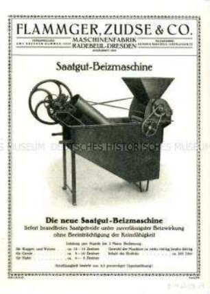 Saatgut-Beizmaschine
