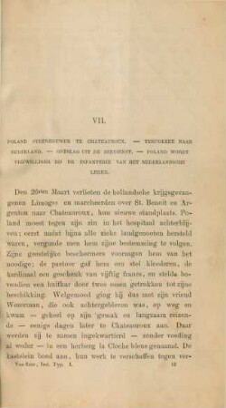 VII. Poland steenhouwer te Chateauroux. - ...