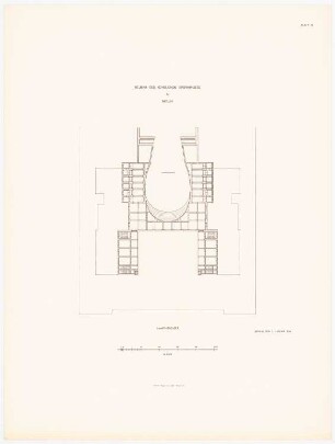 Königliche Oper, Berlin-Tiergarten: Grundriss 2.Amphitheater